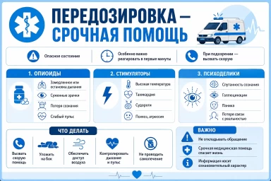 Помощь при передозировке в Рославле
